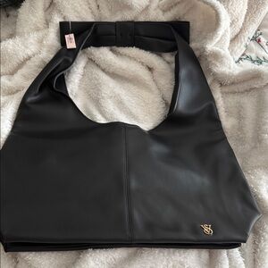 NWT Victoria secret Leather bow bag